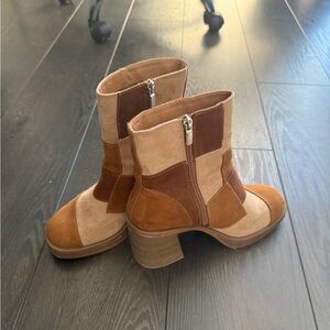 Target Multitone Brown Heeled Boots